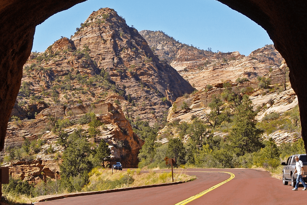 Driving Between Bryce Canyon to Zion National Park